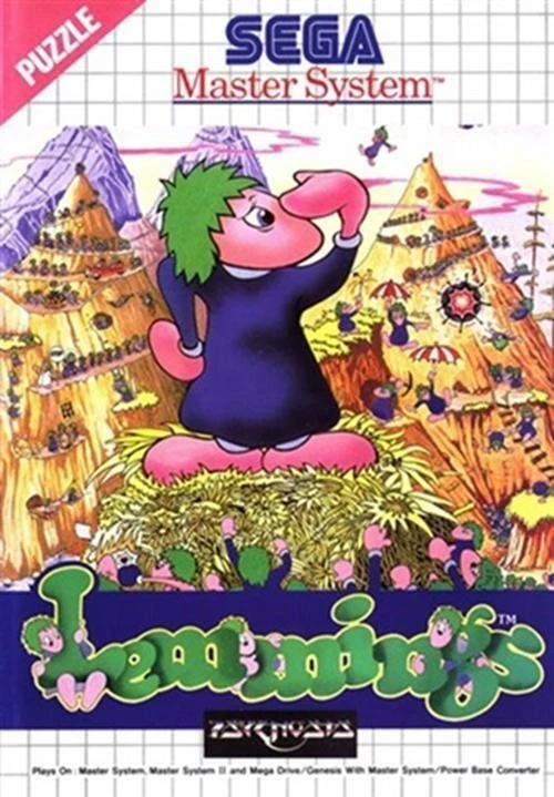 Lemmings - Sega Master System Action Adventure Puzzle Strategy Video Game Boxed - Image 1 of 1