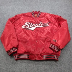 Stanford Cardinal Jacket Mens 2XL NCAA College Varsity Script Colosseum Polyeste - Picture 1 of 23