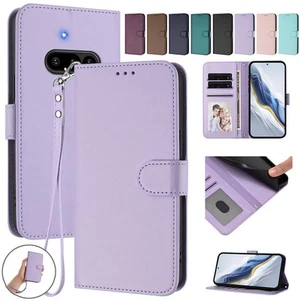 Strap Luxury Color Leather Wallet Phone Case For Nothing Phone 1 2A 2 Pro 3A Pro - Picture 1 of 56