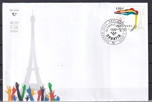 CROATIA 2024 SPORT Summer Olympic Games in PARIS - FDC - Picture 1 of 1
