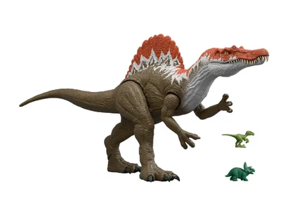Jurassic World Rebirth Super Colossal Spinosaurus 36" Dinosaur w/ 2 Mini Dinos - Image 1 of 4