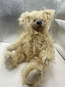 Bentley & Buddies Mohair Jointed Teddy Bear Signed by Artist Nancy Dane w/tags - Picture 1 of 8