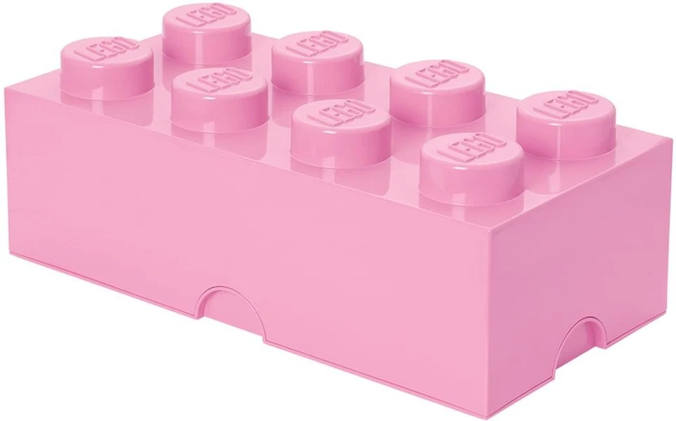 LEGO Ladrillo de Almacenamiento 8, Rosa Claro Foto 1 de 1