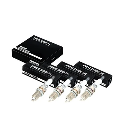 4x RIDEX Bougie d'allumage Bougie 686S0065 pour VW Golf V Schrägheck (1K1) - Photo 1/4