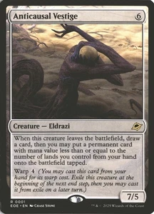 MTG Vestigio Anticausal (0001) *Sin Lámina* Base Raro Borde de Eternidades Casi Nuevo/Como Nuevo - Imagen 1 de 2