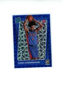 Donruss Optic Cade Cunningham 2021-22 clasificación #161 novato radiocontrol velocidad azul Prizm - Imagen 1 de 2