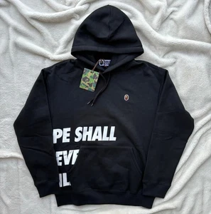 Bape Black Ape Shall Never Kill Ape One Point Hoodie - Large - Authentic - Neu - Bild 1 von 2