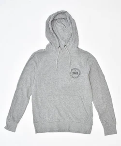 JACK & JONES Mens Hoodie Jumper Small Grey Cotton MD13 - Picture 1 of 3