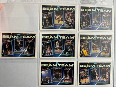 (7) 1993 Topps Beam Team Set de 7-Michael Jordan Shaq Rookie RC Barkley Salón de la fama Foto 1 de 2