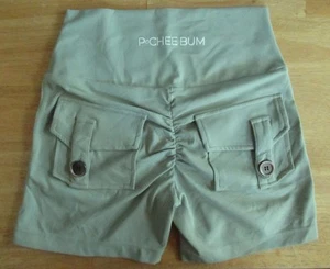 Pochee Bum Sport Bicycle Pocketed Nylon Green Shorts Size XS - Picture 1 of 3
