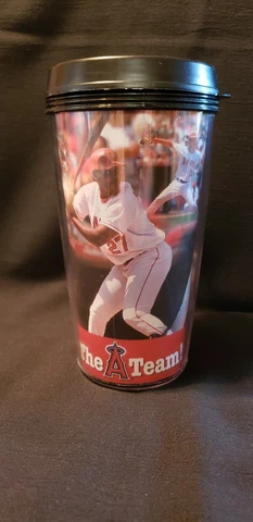 LA Anaheim Angels Tumbler Travel Cup Hot/Cold Mug with Lid ~ The A Team Cover