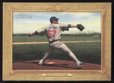 2007 Topps Turkey Red   Serving Up Strikes Johan Santana CL #8 Minnesota Twins