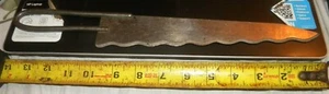 VINTAGE CHRISTY CARBON STEEL KITCHEN BUTCHER KNIFE - 10" BLADE - Picture 1 of 3