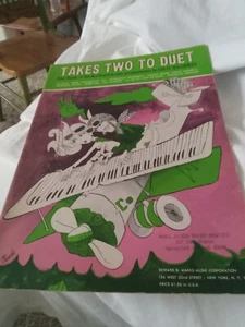Vintage Sheet Music 😍 "It Takes Two To Duet" See Description  - Picture 1 of 3