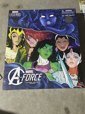 Marvel Legends A-Force Heroines Toys R Us Exclusive She Hulk, Elsa, Bloodstone Cover