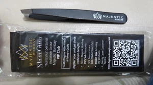 2 NUEVAS Pinzas inclinadas de acero inoxidable majestuosas - Pinzas para cejas mujeres y hombres - Imagen 1 de 2