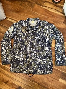 Billionaire Boys Club BBC Ice Cream Large Blue Green camo Jacket - Picture 1 of 12
