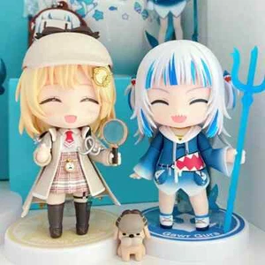Vtuber Hololive Gawr Gura Watson Amelia 10cm q-ver Pvc action figure doll Toy - Picture 1 of 12