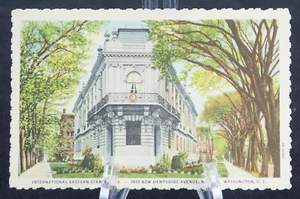 Postcard International Eastern Star Temple 1618 New Hampshire Av Washington DC - Picture 1 of 2