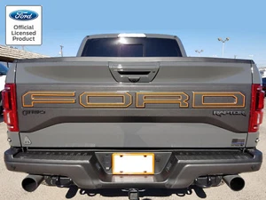 2020 Ford Raptor Svt Tailgate Letter Outlines Vinyl Stickers Decals Applique - Picture 1 of 4