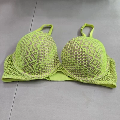 Sujetador Victoria Secret para mujer 36D verde muy sexy ligeramente forrado con aros Foto 1 de 4