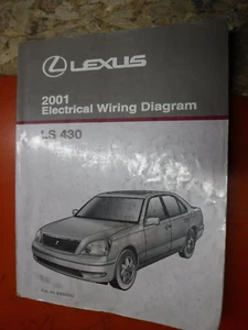 Lexus LS 430 2001 diagramas de cableado eléctrico originales de fábrica servicio manual - Imagen 1 de 6