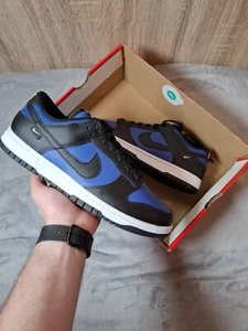 Nike Dunk Low Astronomy Blue Black Trainers Men's Size 9 (UK) Brand New No Lid - Picture 1 of 10