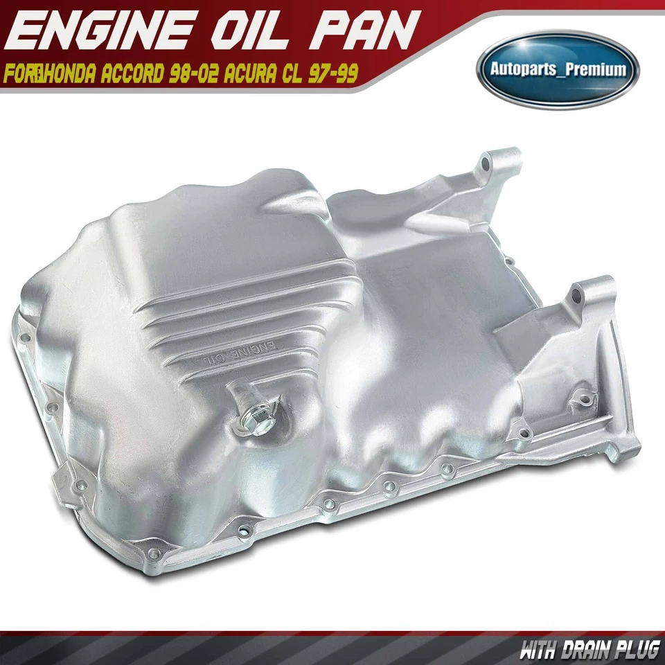 cárter de aceite de motor de aluminio para Honda Accord Odyssey 1998 1999 2000 2001 2002 2003 Foto 1 de 4