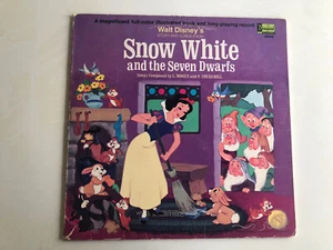 Walt Disney Snow White Seven Dwarfs Vinyl LP and Story Book Disneyland ST 3906 - Picture 1 of 3