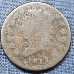 1812 Classic Head Large Cent 1c Circulated #61621 - Picture 1 of 2