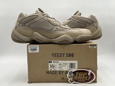 Adidas Yeezy Boost 500 Taupe Light 2021 11.5 Authentic Rare Used Kanye West - Image 1 of 4