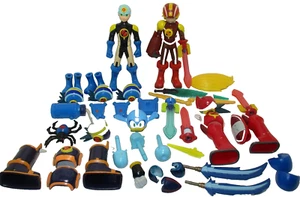 2000s Mega Man LOT Figures Accessories DoubleSoul NT Warrior Exe Battle Capcom - Picture 1 of 9