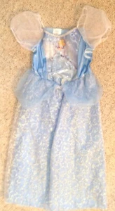 Girls Cinderella Princess Gown Size 6-6X Blue Dress Up Costume Cosplay - Picture 1 of 3
