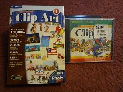 Software PC Cosmi Print Perfect Clip Art Deluxe & Greenstreet Clip Art - Image 1 of 4