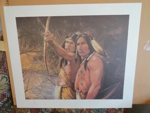 New VTG Vague Shadows Learning His Ways Artist Proof Gregory Perillo Lithograph - Picture 1 of 9