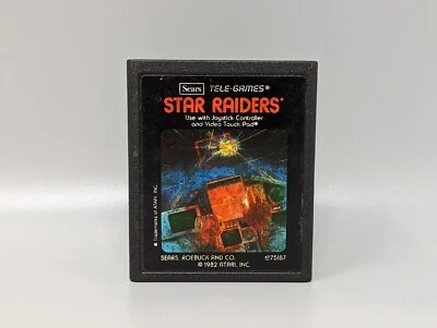 Star Raiders Atari 2600, 1982 Sears, Telegames, Cleaned Tested - Image 1 of 4