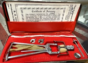 Vtg Schioetz Tonometer Improved Medical Ophthalmology Tool Made in Germany 1977 - Picture 1 of 9