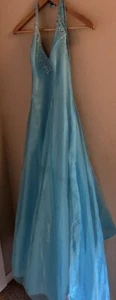 Blondie Nites Blue Prom Gown Dress - Picture 1 of 3