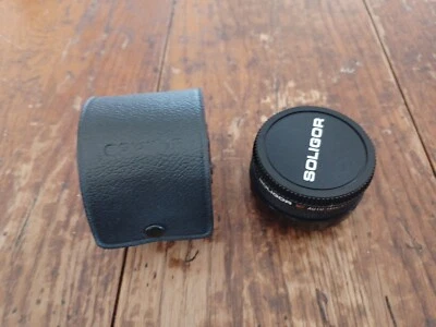SOLIGOR Auto Tele Converter 2X To Fit CANON FD Lens w/ case - Made In Japan - Image 1 of 4