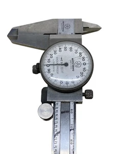 MITUTOYO 505-626-50 SHOCK PROOF DIAL CALIPER 6" Machinist Tool Made In Japan  - Picture 1 of 7