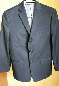 NEW YORK MARC ANDREWS JUNGEN EINFARBIG SCHWARZ BLAZER ANZUG JACKE GR. 14R VOLLSTÄNDIG GEFÜTTERT - Bild 1 von 8