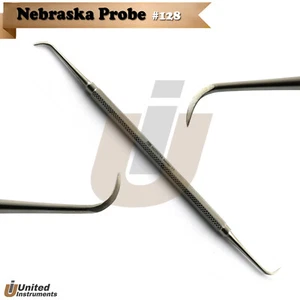 Dental Nebraska Anterior Scaler #128 Teeth Supragingival Overlapping Scraper - Picture 1 of 3