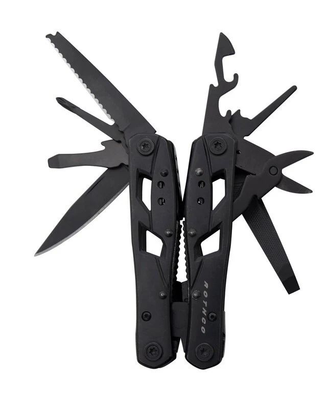 Rothco Stainless Steel Multi-Tool - Black - Image 1 of 3