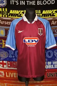 5/5 Aston Villa adults L 42-44" 1998 MINT home football shirt jersey soccer - Picture 1 of 4