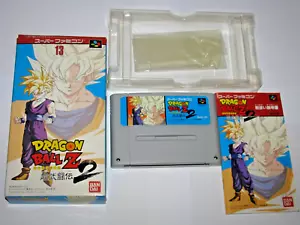 Dragon Ball Z Super Butouden 2 Super Famicom Japan import Box +Manual US Seller - Picture 1 of 12