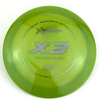 Prodigy Disc X3 400 Distance Driver 170-174g - Pick Your Color - Image 1 of 2