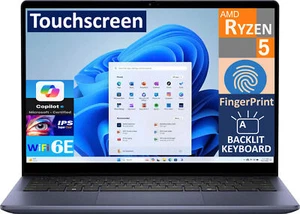 Dell Inspiron 14 14.0" Touchscreen Laptop AMD Ryzen 5 8640HS 8GB 512GB SSD W11H - Picture 1 of 5