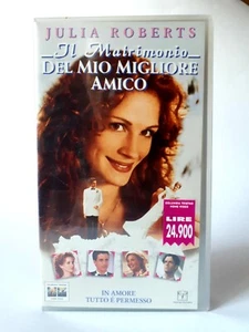 VHS Il Matrimonio del mio migliore amico Videocassetta Nuova Sigillata J Roberts - Foto 1 di 3