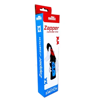 Old Skool Game Gun Attachment for Nintendo Switch Joy Con Controller  - Black - Image 1 of 4