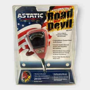 Astatic RD104E Road Devil 4-Pin CB Noise Cancelling Power Microphone- Red *New* - Zdjęcie 1 z 4